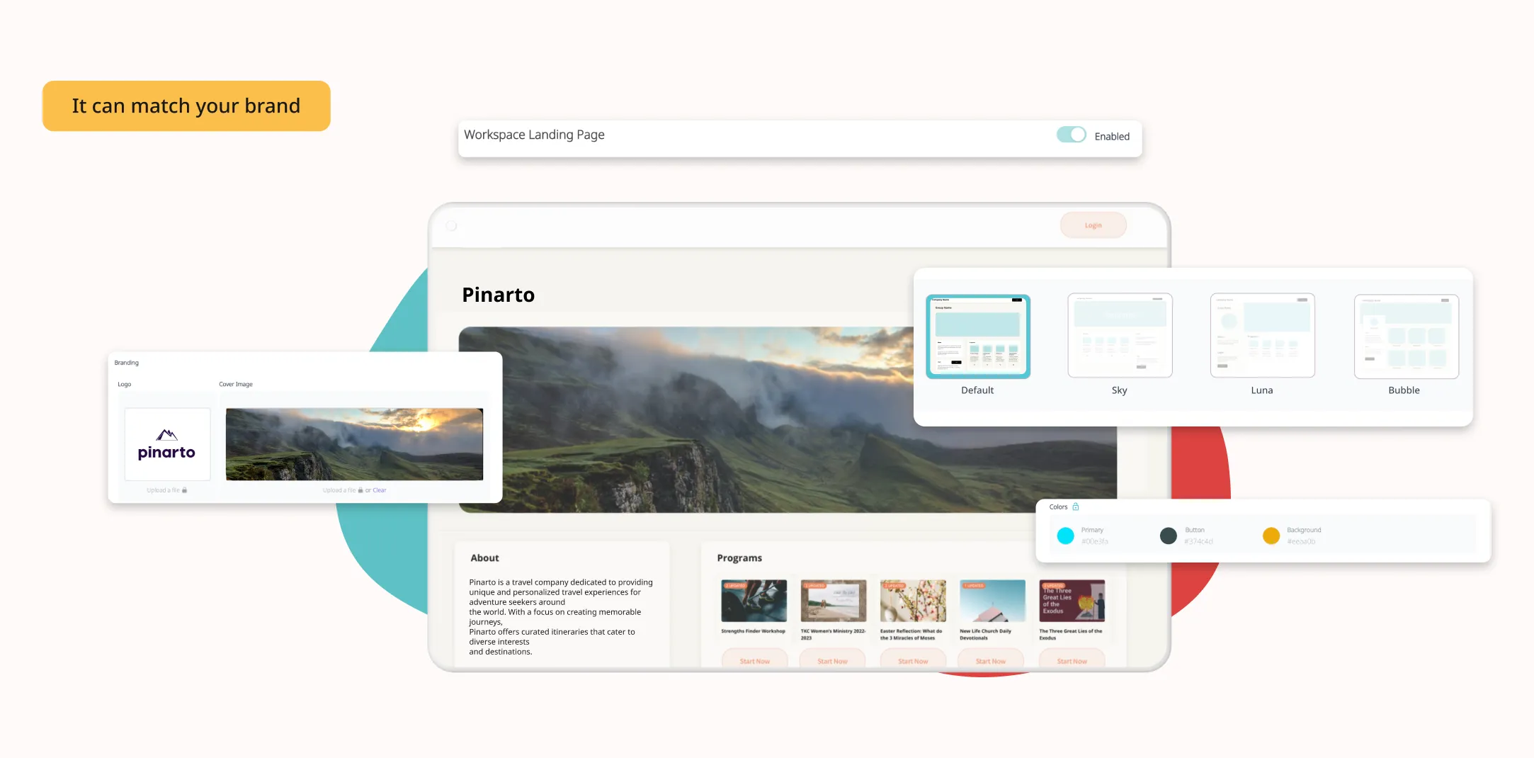 Unlock Workspace Landing Pages with Our Pro and Enterprise Plans!